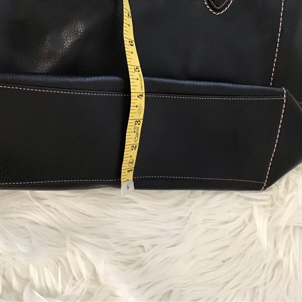 Coach 58660 Pebble Leather Derby Tote Bag In Black EUC - Picture 12 of 16